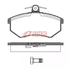 Комплект тормозных колодок METZGER 0134.00